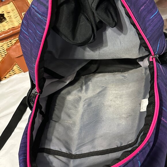 Adidas Legend X purple pink multi compartment backpack school hikes travel - Picture 7 of 12